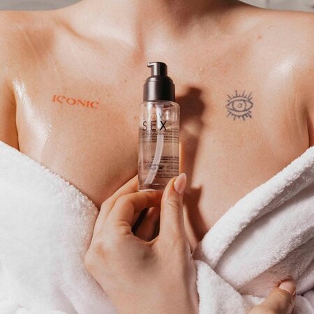 Ulei pentru masaj corporal cu efect de incalzire Slow Sex, 50 ml, Bijoux Indiscrets 693536