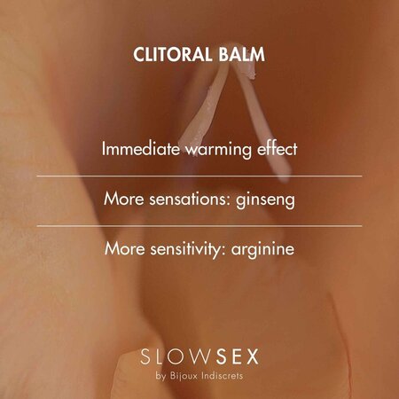 Balsam clitoridian Slow Sex, 10 ml, Bijoux Indiscrets 693529