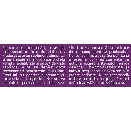 Soriso Luna, 20 capsule vegetale, Antibiotice SA 706171
