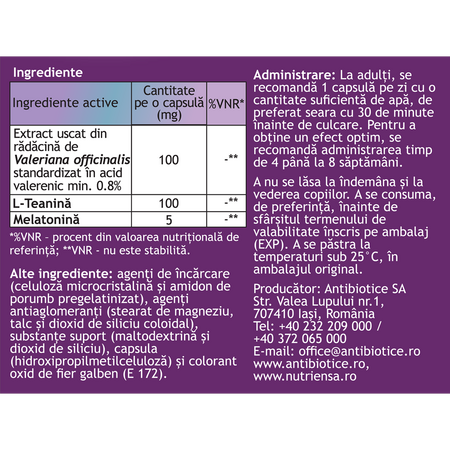 Soriso Luna, 20 capsule vegetale, Antibiotice SA 706170