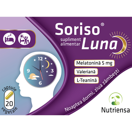 Soriso Luna, 20 capsule vegetale, Antibiotice SA 706168