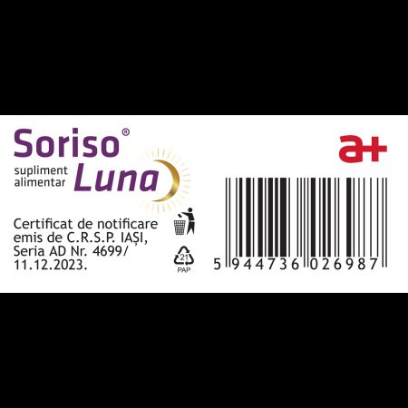 Soriso Luna, 20 capsule vegetale, Antibiotice SA 706169