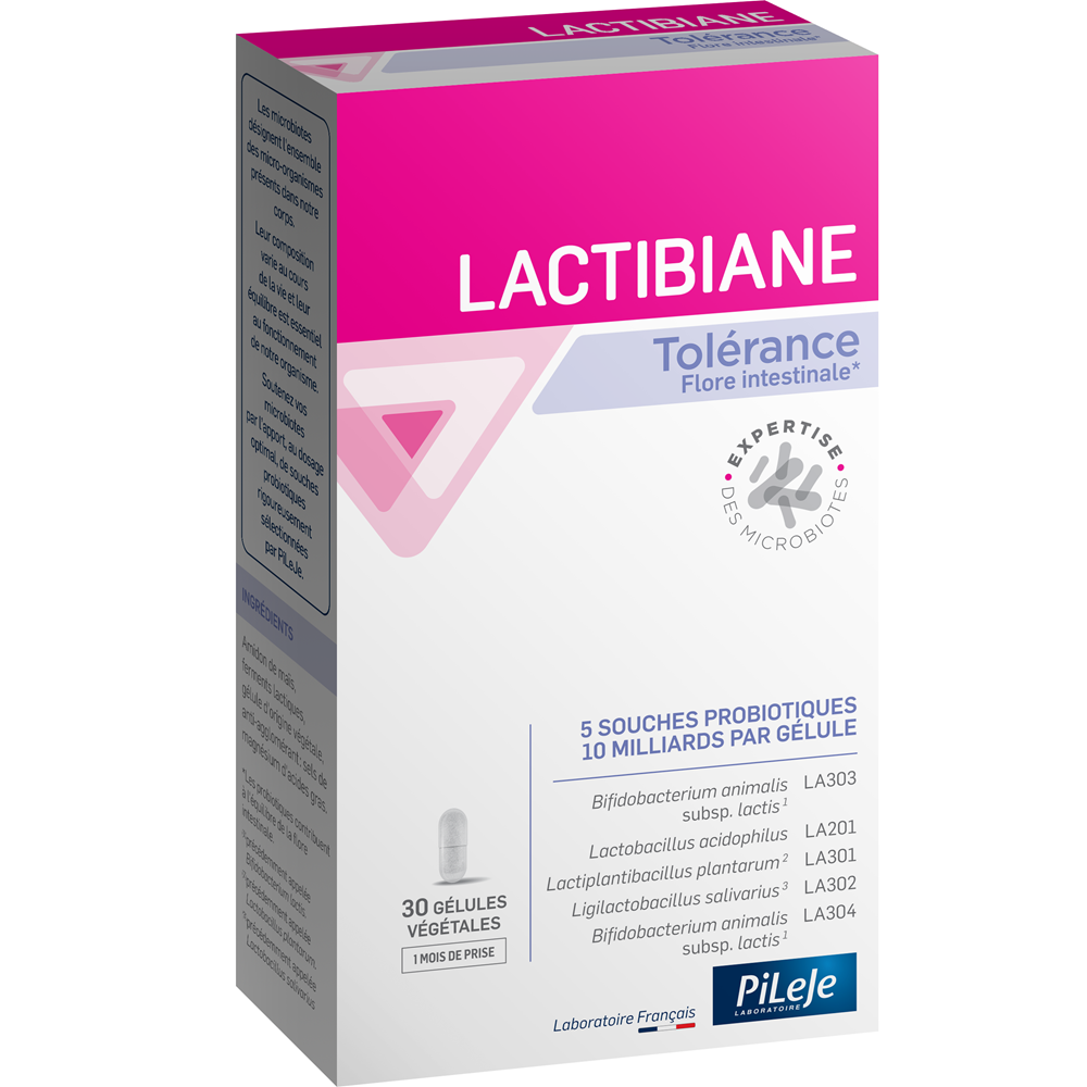 Probiotic Lactibiane Tolerance, 30 capsule, PiLeje