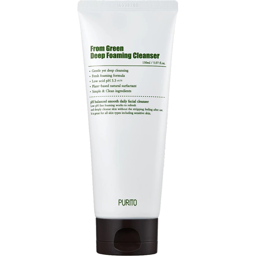 Spuma de curatare faciala From Green Deep Foaming Cleanser, 150 ml, Purito