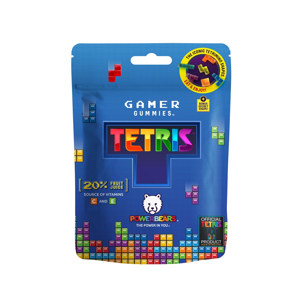 Jeleuri gumate cu vitamina C si E Tetris, 125 g, Powerbears