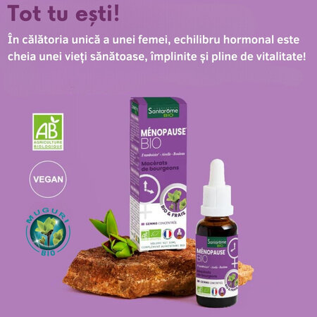 Menopauza Mix 3 Muguri Bio, 30 ml, Santarome 600074