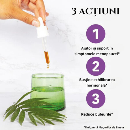 Menopauza Mix 3 Muguri Bio, 30 ml, Santarome 600075