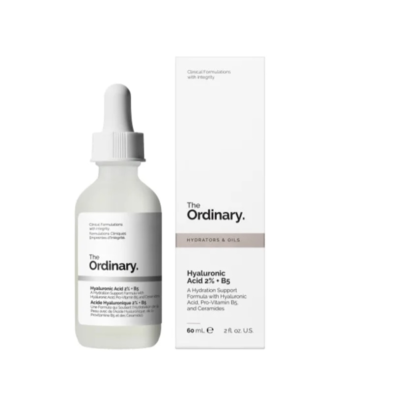 Serum de fata hidratant cu 2% Acid hialuronic + B5, 60 ml, The Ordinary