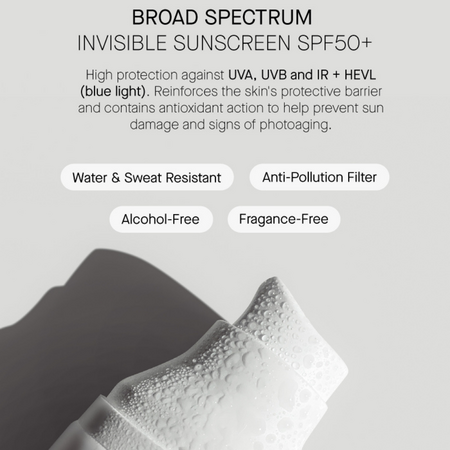 Crema de fata cu SPF50+ Invisible Sunscreen, 100 ml, Transparent Lab 645849