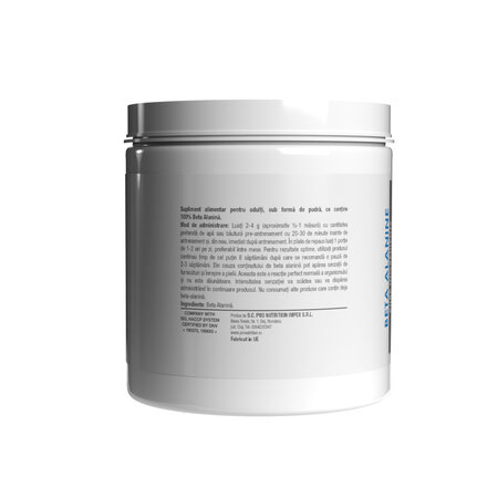 Beta Alanine, 300 g, Pro Nutrition 600425