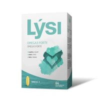 Ulei de peste Omega 3 Forte, 64 capsule moi, Lysi