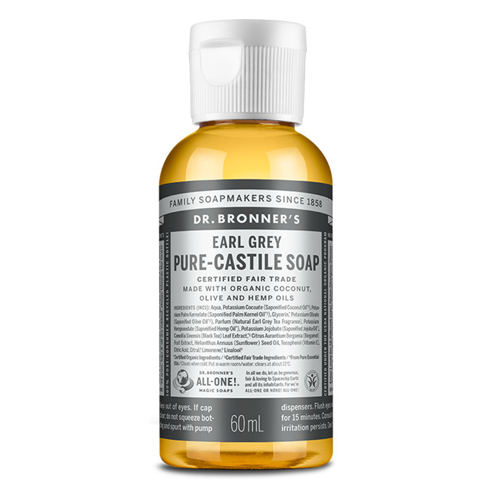 Sapun organic de castilia 18 in 1 Earl Grey, 60 ml, Dr. Bronner’s