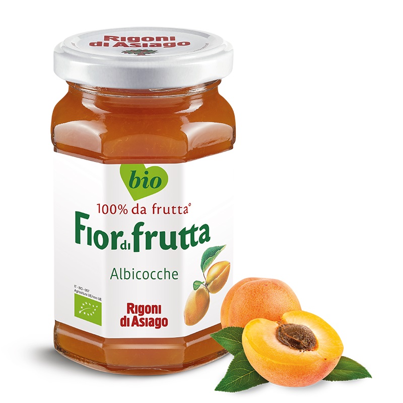 Dulceata bio de caise, 250 g, Rigoni Di Asiago