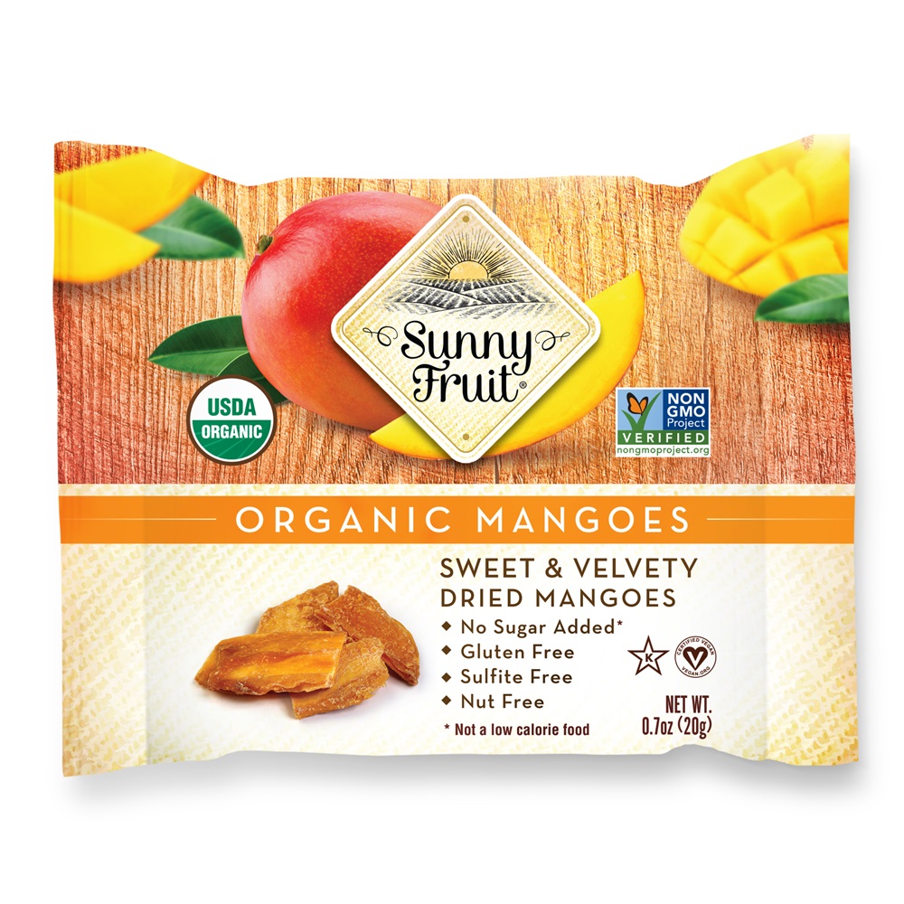 Fructe de mango uscate, 20 g, Sunny Fruit