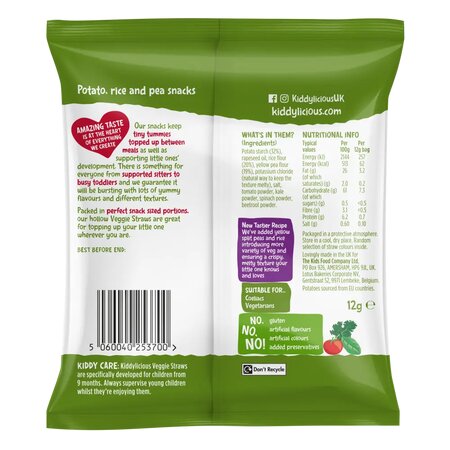 Sticksuri din legume, 12 g, Kiddylicious 610437