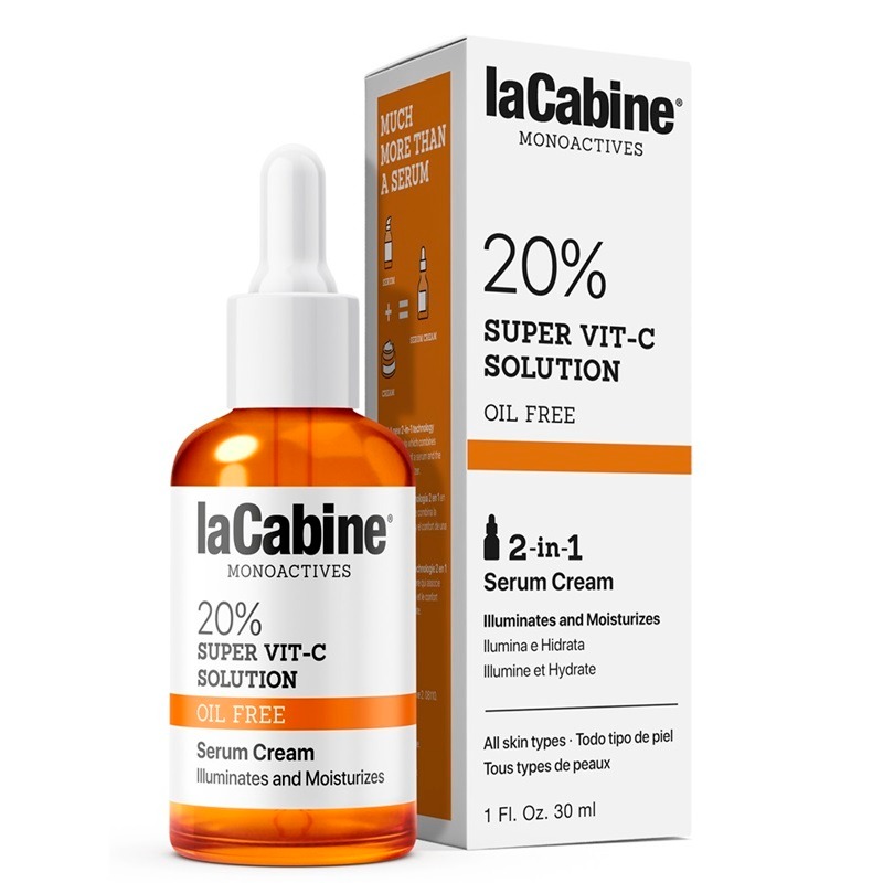 Ser-crema Super Vitamina C 20%  Monoactives, 30 ml, La Cabine