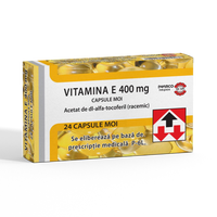 Vitamina E, 400 mg, 24 capsule, Pharco