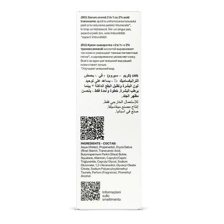Ser-crema pentru pete pigmentare 2% Acid Tranexamic Monoactives, 30 ml, La Cabine 719866