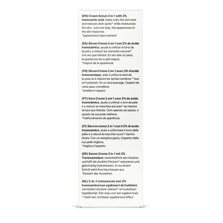 Ser-crema pentru pete pigmentare 2% Acid Tranexamic Monoactives, 30 ml, La Cabine 719864