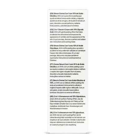 Ser-crema 10% Acid Glycolic Monoactives, 30 ml, La Cabine 719901