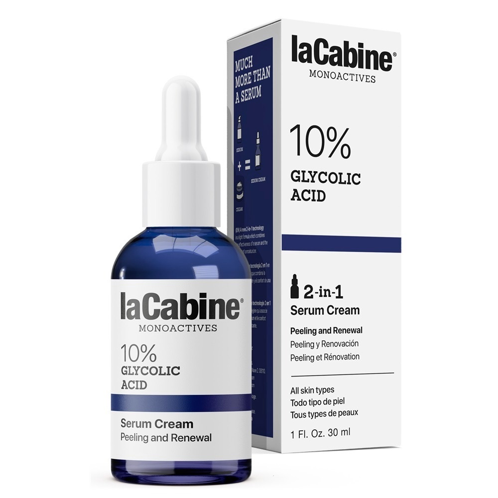 Ser-crema 10% Acid Glycolic Monoactives, 30 ml, La Cabine