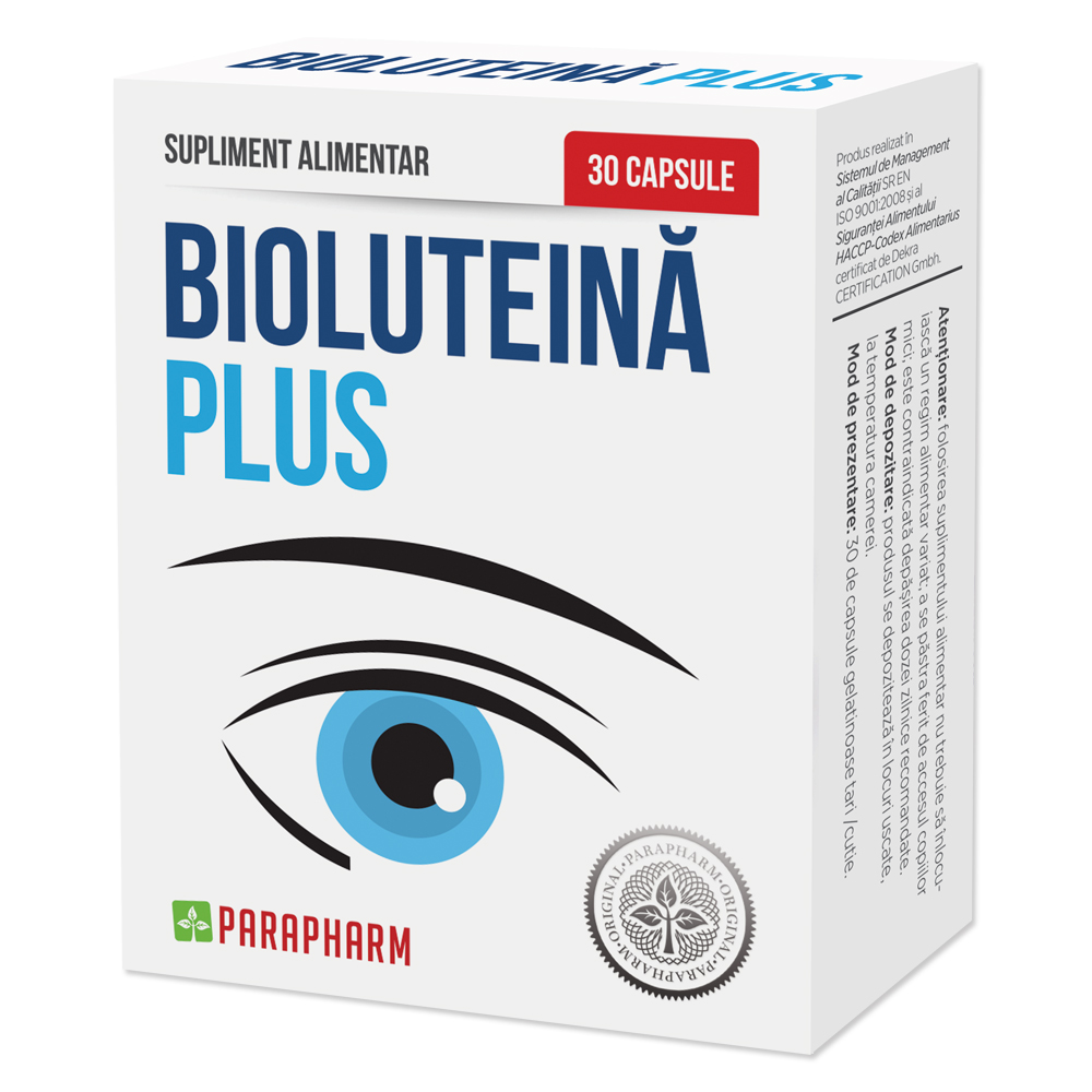 Bio-Luteina+, 30 capsule, Parapharm