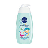 Sampon si gel de dus 2 in 1 pentru copii Kids, 500 ml, Nivea