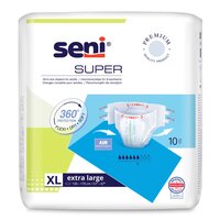 Scutece cu sistem inchis Super Seni, Extra Large, 10 bucati, Seni