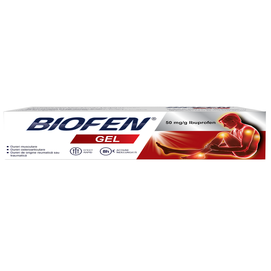 Biofen, 50 mg/g gel, 40 g, Biofarm : Farmacia Tei online