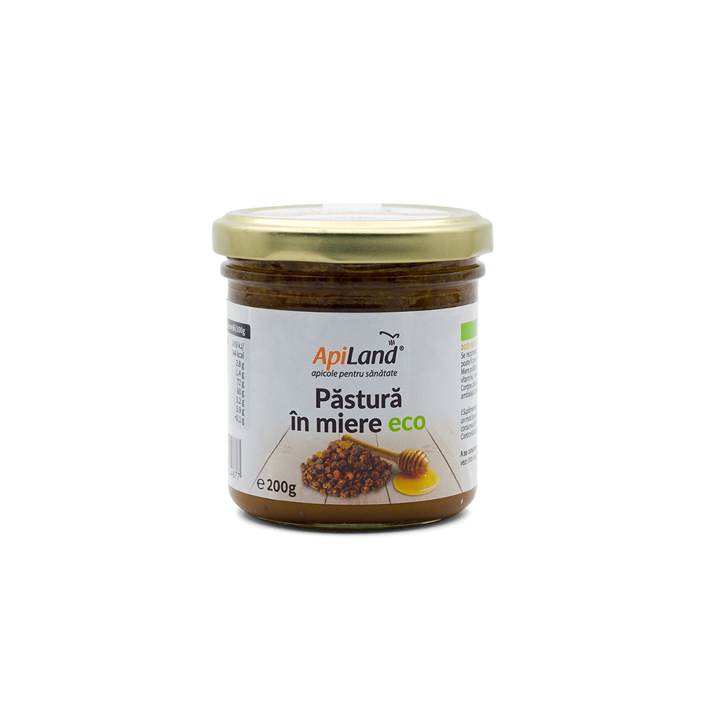 Pastura în miere Eco, 200 g, Apiland