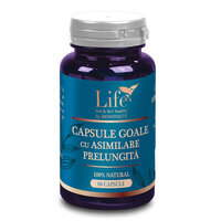 Capsule goale cu asimilare prelungita Life, 60 bucati, Bionovativ