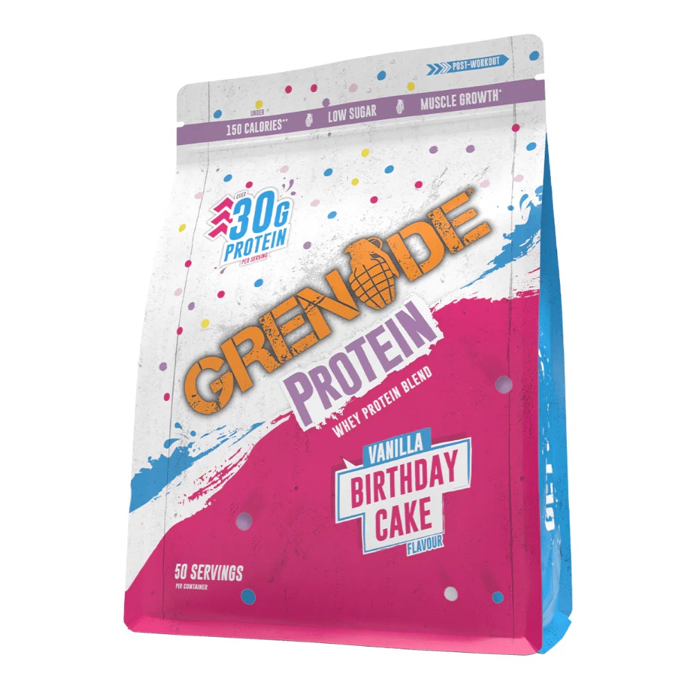 Proteine din zer Powder Birthday Cake, 2 kg, Grenade