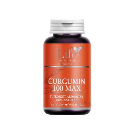 Curcumin 100 Max, 60 capsule, Bionovativ