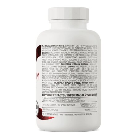 Magneziu Glicinat, 90 capsule, OstroVit 601179