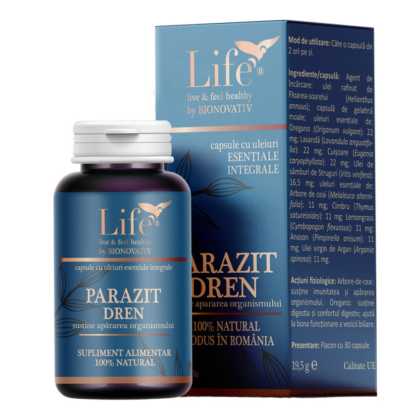 Parazit Dren, 30 capsule, Bionovativ