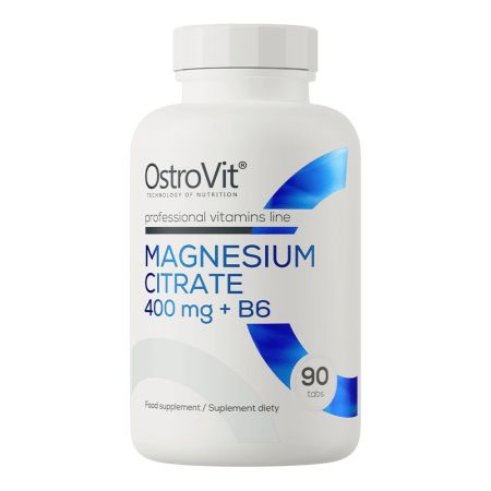 Magnesium Citrate 400 mg + Vitamina B6, 90 tablete, OstroVit