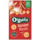 Biscuiti ecologici Alfabet 12 luni+, 5 bucati x 25 g, Organix 601245
