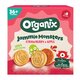Biscuiti ecologici cu umplutura de capsuni si mere 36 luni+ Jammie Monsters, 8 x 8 g, Organix 756908