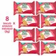 Biscuiti ecologici cu umplutura de capsuni si mere 36 luni+ Jammie Monsters, 8 x 8 g, Organix 756915