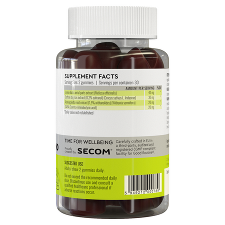 Calm-Your-Mind Good Routine, 60 jeleuri, Secom 710752