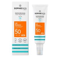 Crema pentru ten gras cu protectie solara SPF 50 Oil Balance Facial Protection, 50 ml, Sophieskin