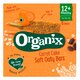 Batoane ecologice din ovaz integral cu morcov si mere 12 luni+, 6x23 g, Organix 601286