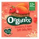 Batoane ecologice  din ovaz integral cu capsuni si mere 12 luni+, 6x23 g, Organix 601297