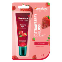 Balsam hidratant pentru buze cu capsuni, 10 g, Himalaya