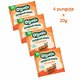 Cubulete ecologice moi din ovaz integral si stafide 12 luni+ Flapjack, 4 x 20 g, Organix 756997