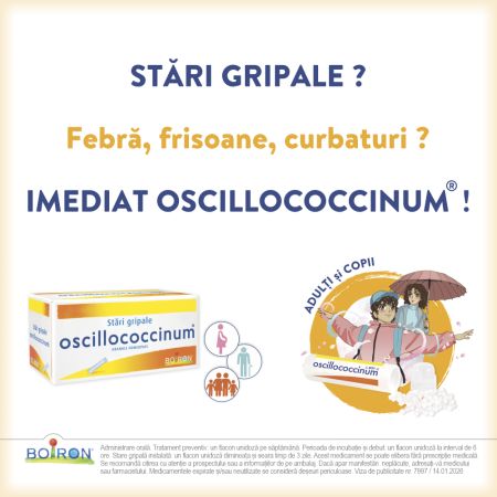 Oscillococcinum stari gripale, 30 unidoze, Boiron 693935