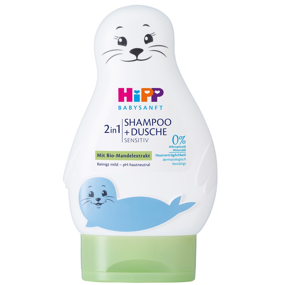 Sampon si gel de dus 2 in 1 Foca BabySanft, 200 ml, Hipp