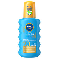 Spray pentru corp cu protectie solara SPF 20 Protect & Bronze, 200 ml, Nivea Sun