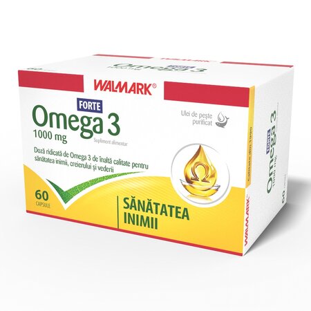 Omega 3 Forte, 1000 mg, 60 capsule, Walmark 701824