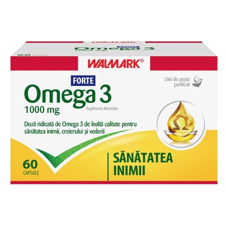 Omega 3 Forte, 1000 mg, 60 capsule, Walmark